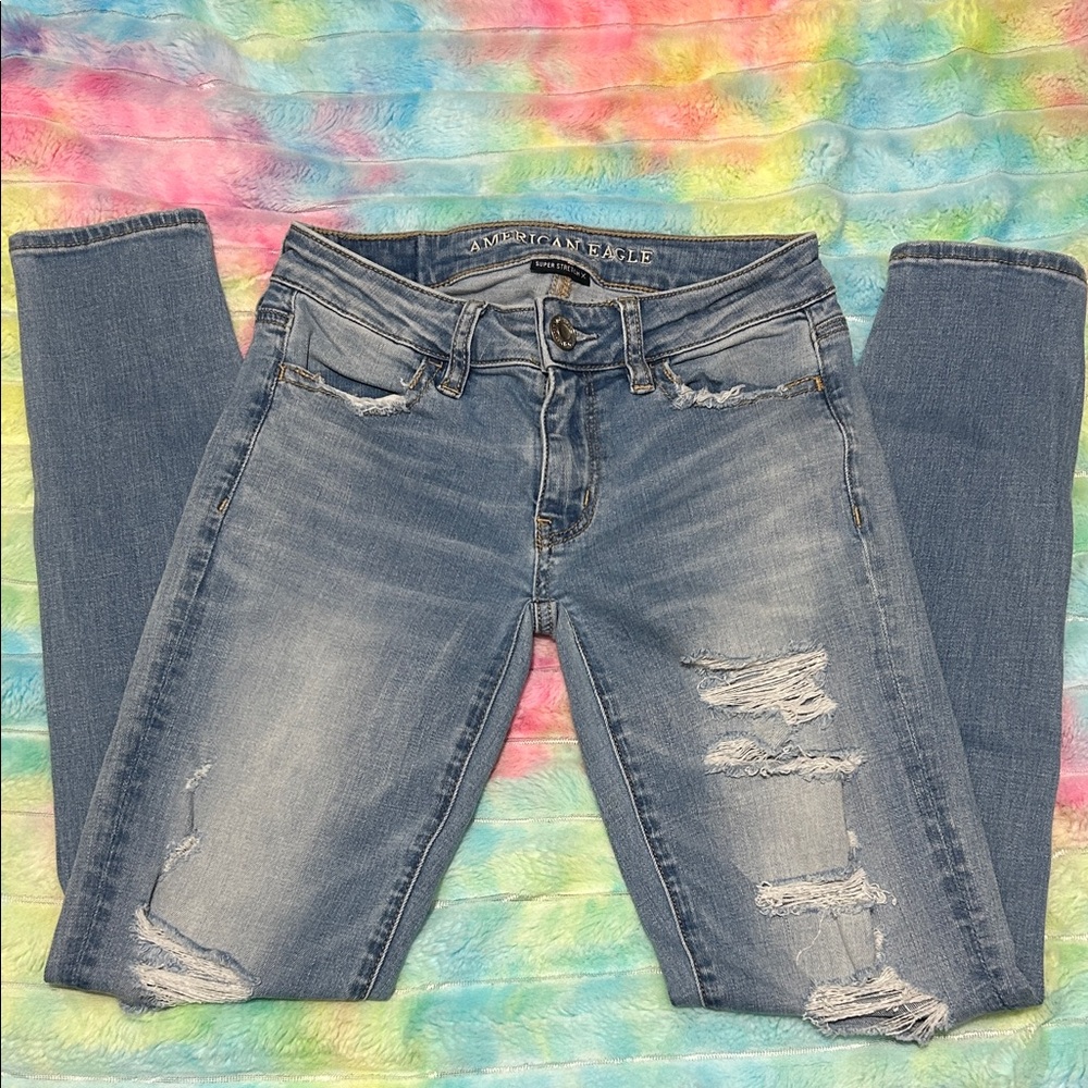 American Eagle Distressed Skinny Jeans
